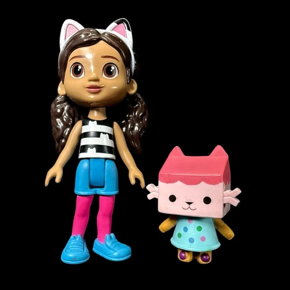 Gabby's Dollhouse Gabby and Baby Box Cat Figure Dolls Toy  Set Of‎ 2